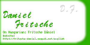 daniel fritsche business card